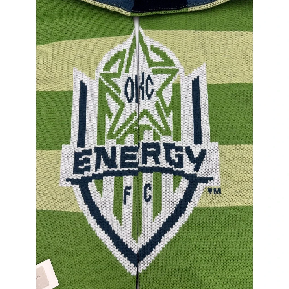 OKC ENERGY FOOTBALL CLUB Soccer Scarf FC Sports Labor Omnia Vincit World Cup NEW